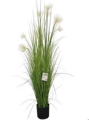 China High Imitation Handmade Potted Artificial Onion Grass 145cm Height for sale