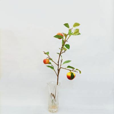 China Anti UV Artificial Apple Branch Plastic Plant Outdoor Decorative for sale