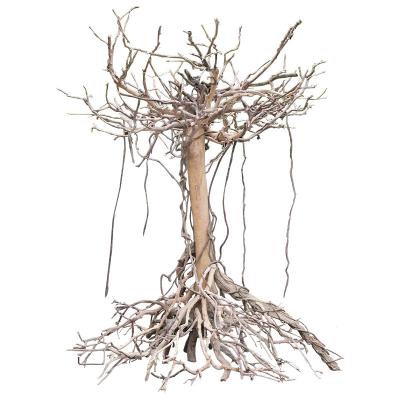 China Lifelike Fiberglass Dry Tree Trunk Custom Props Retro Style Planting Decoration for sale