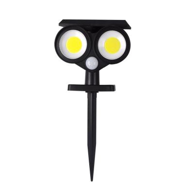 China European Outdoor Waterproof 56 Solar Garden Lights Led Outdoor Landscape Solar Lawn Light Induction Solar Wall Lamp with PIR Sensor for sale