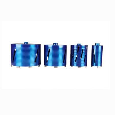 China Core Drilling Micro Percussion Diamond Dry Core Bits Core Drill Bits Dry Coring Bits For Cutting Diamond Turbo Steel Segments for sale