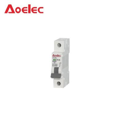 China AUB1 6kA D16 Curve D MCB Circuit Breaker / Disjuntores AUB1 AUB1 for sale