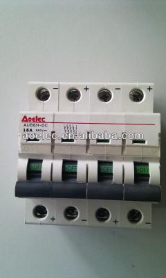 China AUB6H-DC with high breaking capacity C65 DC MCB AUB6H-DC AUB6H-DC for sale