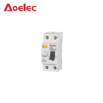 China AC Pole 2 Type AUR3 Modular AC Electric Type TYPE RESIDUAL CIRCUIT BREAKER /RCCB for sale