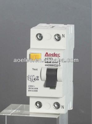 China AUR3 TUV certificatel earth leakage circuit breaker /ELCB 10kA 10kA for sale