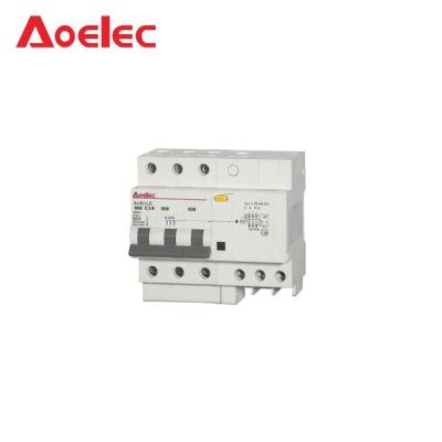 China AUB1LE 3P RCD Combined Electronic and MCB Modular Device/RCBO AUB1LE AUB1LE for sale