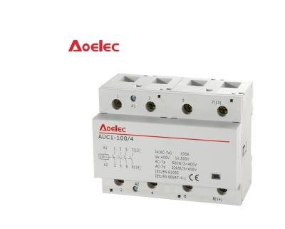 China AUC1 4P 100A with semko certificate AUC1 modular contactor for sale