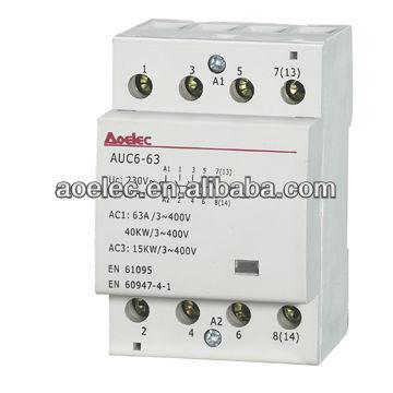 China AUC6 3M 40A With Semko Certificate Electrical Modular Elevator Contactor AUC1 for sale