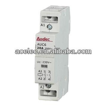 China AUC6 Single Phase 110V Modular Magnetic Contactor for sale