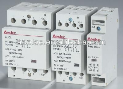 China AUC1 Electric Coil Voltage 110V Single Phase Electric Magnetic Contactor AUC1 for sale