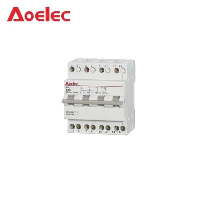 China Aoelec AUQ1 Din Rail Mounting 32A Auto Inverter 4P AUQ1 for sale