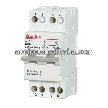 China AUQ1 Din Rail Mounting 2P 16A AUQ1 Modular Inverter for sale