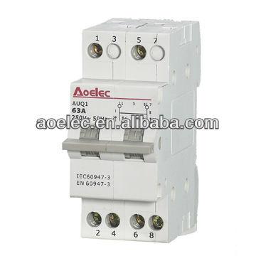 China AUQ1 Din Rail Mounting AUQ1 16A Manual Inverter for sale