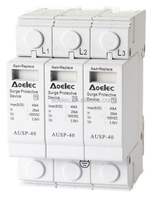 China Factory AUSP-20 Modualr Din Rail Installed SPD for sale