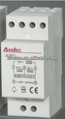 China AUBT1 AUDIO with CE Brand Din Rail Door Bell Transformer for sale