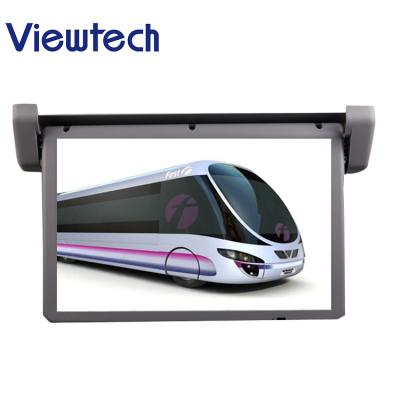 China Bus Motorized Flip Down Monitor 24v Led Display Screen Monitors For Coach for sale