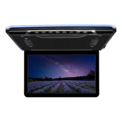 China Built-in Speaker 13.3 Inch DC12V 1080p Built In SD USB HD-MI Port Android Feature Car Optional Flip Down Monitor for sale