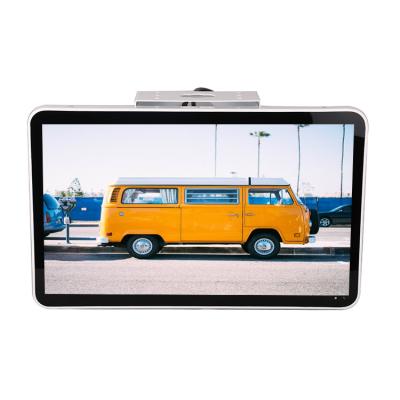 China 19 inch fixed roof/wall mount bus lcd monitor 12v/24v remote control car/city bus tv with hdmi input for sale