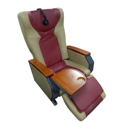 China Luxury Foldable Electric Bus Coach Train Boat Super VIP Minibus Seat Minibus OEM With Soft Head Pillow Footrest For Bus Train for sale