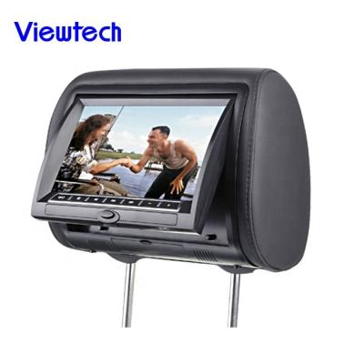 China Factory price 7inch car dvd headrest monitor pillow with 32 bit games VT-DH706 for sale