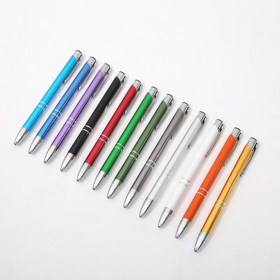 China Hot Selling Popular Logo Advertising Gift Promotional Custom Customized Luxury High Quality Pens Printed Metal Logo Pen for sale