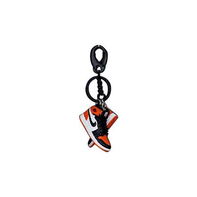 China 2022 New Mini 3D Popular Arriving Bulk PVC Sneaker Key Chain AJ Promotional Gifts Couple Jordan Shoe Keychains Pendant for sale