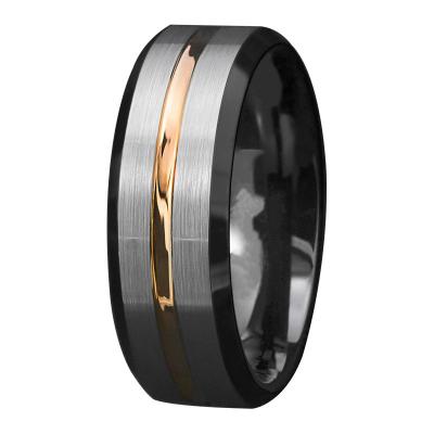 China Amazon FASHIONABLE Hot Selling Cool Personalities Customized Factory Direct Sales High Quality Titanium Steel Rings Men for sale