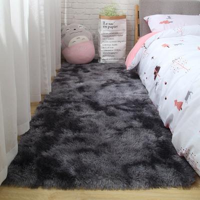 China Washable Many Colors Are Shaggy Children's Floor Mat Living Room Decoration Teen Nordic Plush Soft Mat Blankets Available for sale