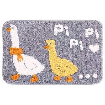 China Custom Printed Washable Design Floor Mat Non Slip Rug Waterproof Kitchen Floor Mat for sale