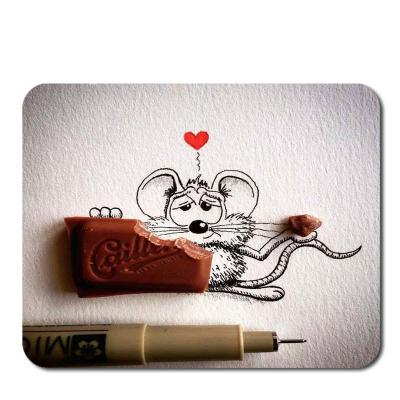 China Hot Selling Customized Animal Gaming Mouse Pad Cartoon Mouse Mat for sale