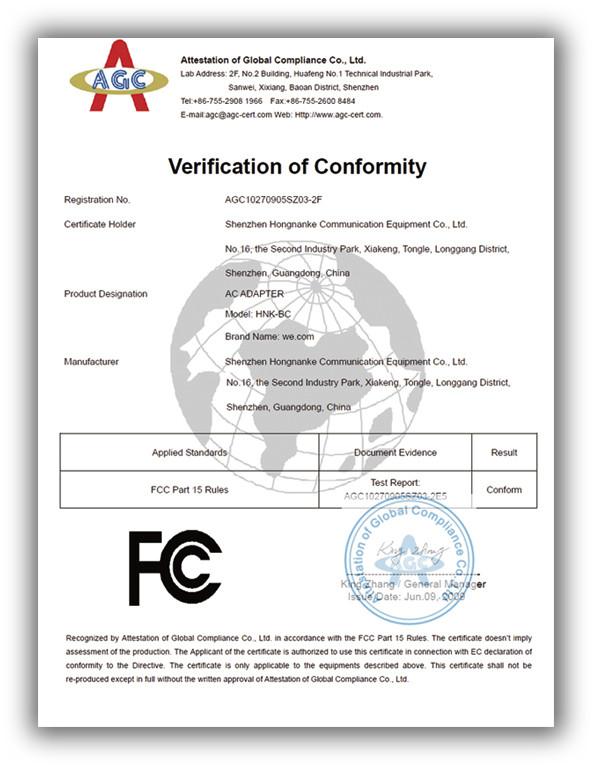 FCC - Shenzhen Hongnanke Communication Equipment CO., Ltd （2）