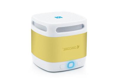 China Mini 3W NFC Boombox Wireless Bluetooth Speaker For Computer , Yellow for sale