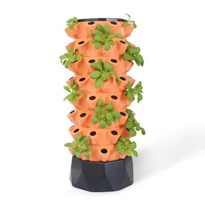 China Farms Garden automated irrigation hydroponic tower vertical hydroponics growing system for home for sale