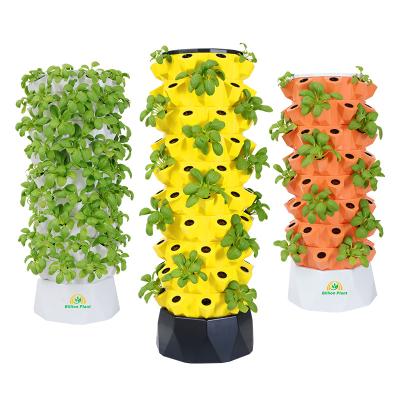 China Farms New Agriculture Greenhouse Garden Indoor Vertical Hydroponic Tower Hydroponic Growing Systems for sale