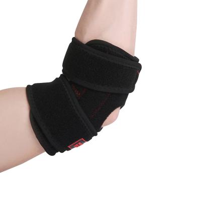 China Wholesale Breathable Adjustable Elbow Brace Elasticity Pads Protective Treatment For Gym Elastic Elbow Brace Support for sale