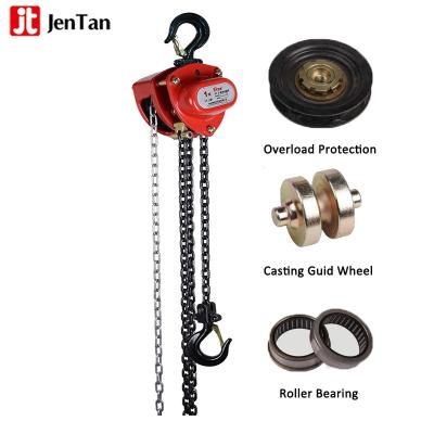 China Hotels JenTan VD Manual Chain Hoist With Double Pawl Brake System for sale