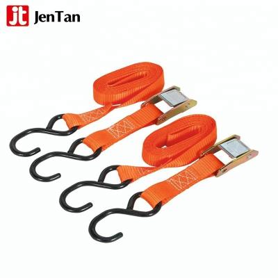 China JenTan CE Approved Cargo Safety Ratchet Strap / Ratchet Tie Down / Lashing Strap for sale