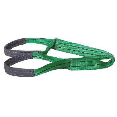 China Home Use Industrial High Quality Durable Colored Polyester Flat Use And Webbing Slings 2 Ton for sale