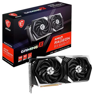 China NEW MSI Radeon RX 6600 XT 8GB GDDR6 128-Bit Torx Non LHR Fan RGB Graphics Card Gaming Workstation for sale