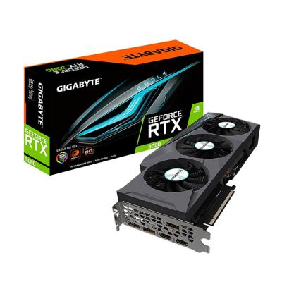 China Desktop NVIDIA RTX 30 Series Gigabyte GeForce RTX 3080 EAGLE OC 10G LHR GDDR6X 320bit 8pin+8pin Computer Graphics Card for sale