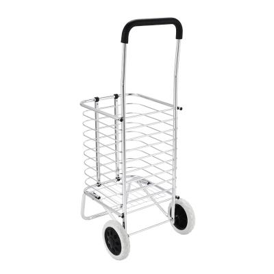 China Luxury Different Size Folding Reusable Fold Up Trolley Shopping Trolleys For Groceries Collapsible Heavy Duty For Family Use for sale