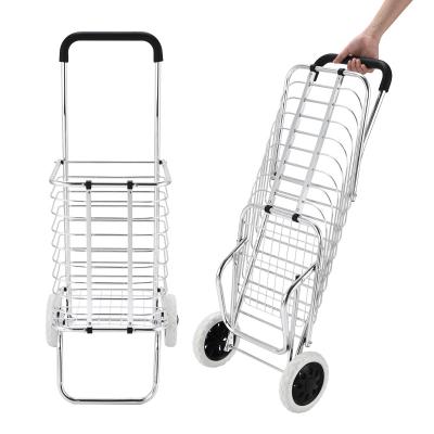 China Guangdong Guangzhou folding shopping cart Bakula pasar cart aluminum foldable cart to pasar market for sale