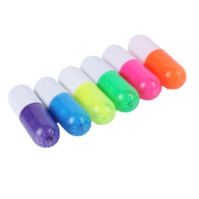 China office & Cute School Markers Student New Learner Stationery Pill Watercolor Pen Multicolor Creative Mini Highlighter Bar for sale