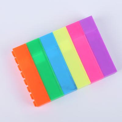 China office & Office Supplies Promotional Highlighter Bar School Markers Stationery Color Building Block Creative Highlighter Bar for sale