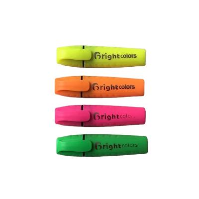 China office & School Markers Color Pen Highlighter Bar Multicolor Single Head Marker Pen for sale