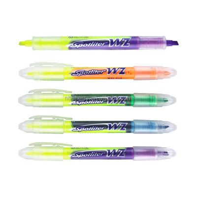 China office & School Marker Makers Supply Dual Tip Highlighter Bar Liquid Marker Pen Many Colors for sale