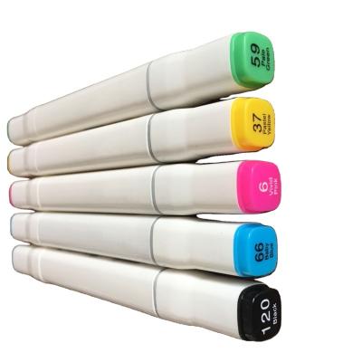 China Hot Sale Art Double Marker Pen Paper Permanent Marker Pen for sale