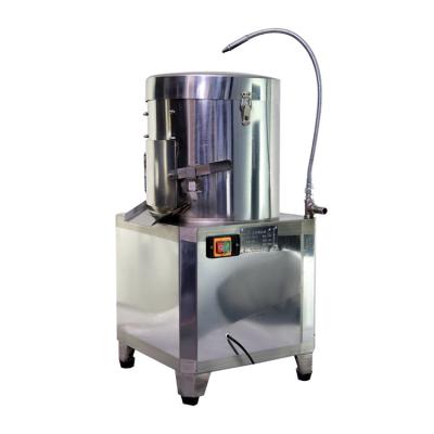 China Hotels 8Kg 15Kg 30Kg Industrial Commercial Electric Small Sweet Potato Peeler Automatic Cleaning Wash and Potato Peeling Machine for sale