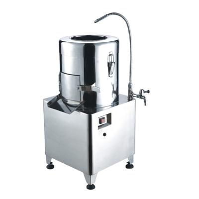 China Hotels 15KG 750W Commercial Electric Potato Peeler Peeling Machine Peladora De Papas Automatic Taro Sweet Potato Washing Machine for sale