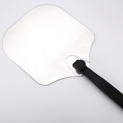 China Pell Viable Aluminum Pizza, Bent Wooden Handle for sale